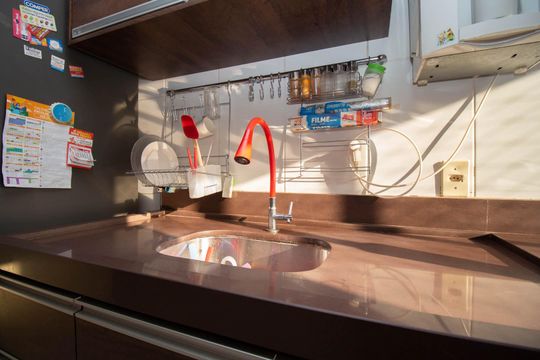 Cozinha de apartamento para alugar com 2 quartos, 104m² em Taguatinga, Brasília