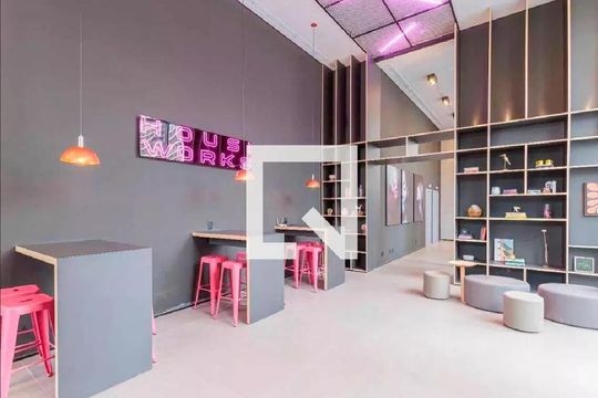 Área comum de kitnet/studio para alugar com 1 quarto, 26m² em Vila Olímpia, São Paulo