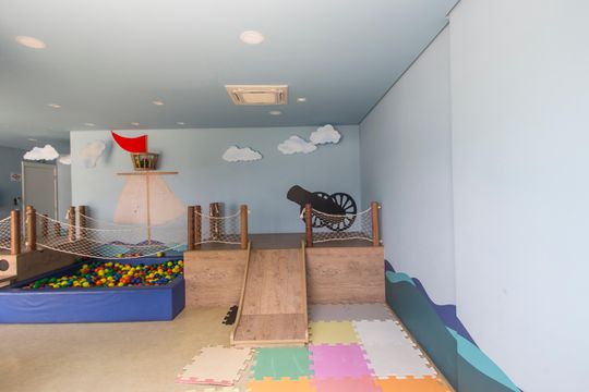 Área comum de apartamento à venda com 1 quarto, 47m² em Alphaville Empresarial, Barueri