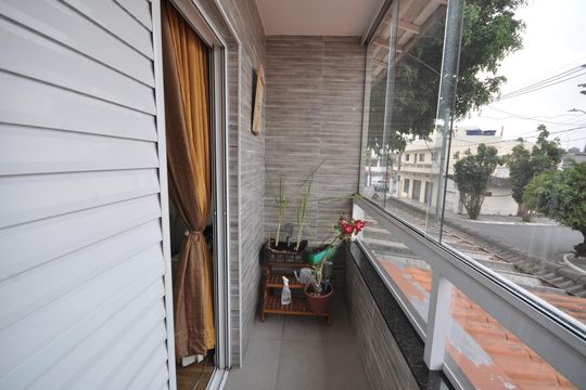 Sacada da Suíte de casa à venda com 3 quartos, 94m² em Vila Nova Carolina, São Paulo