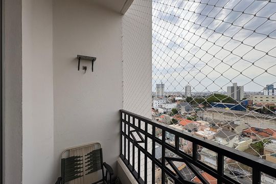 Sacada de apartamento à venda com 2 quartos, 55m² em Vila Príncipe de Gales, Santo André