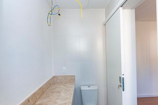 Banheiro da Suíte de apartamento à venda com 3 quartos, 86m² em Gutierrez, Belo Horizonte