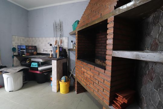 Espaço Gourmet de casa à venda com 3 quartos, 244m² em Vila Clarice, Santo André