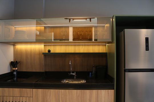 Studio de kitnet/studio para alugar com 1 quarto, 28m² em Barra Funda, São Paulo
