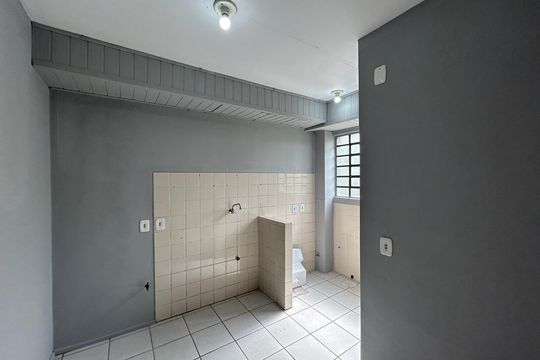 Cozinha de apartamento à venda com 2 quartos, 45m² em Rondônia, Novo Hamburgo