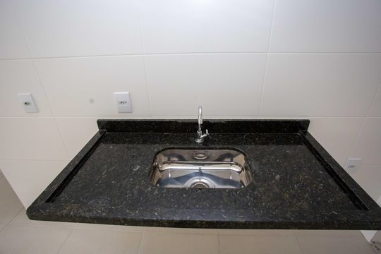 Cozinha de apartamento à venda com 2 quartos, 46m² em Centro, Diadema