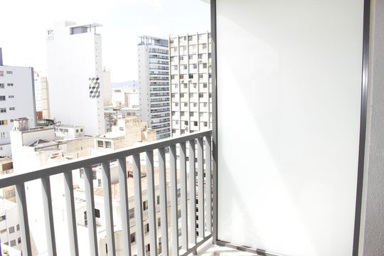 Sacada de kitnet/studio para alugar com 1 quarto, 21m² em Santa Efigênia, São Paulo