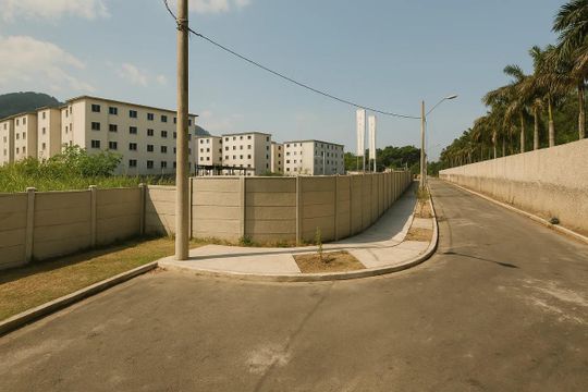 Fachada de apartamento para alugar com 2 quartos, 45m² em Recreio dos Bandeirantes, Rio de Janeiro