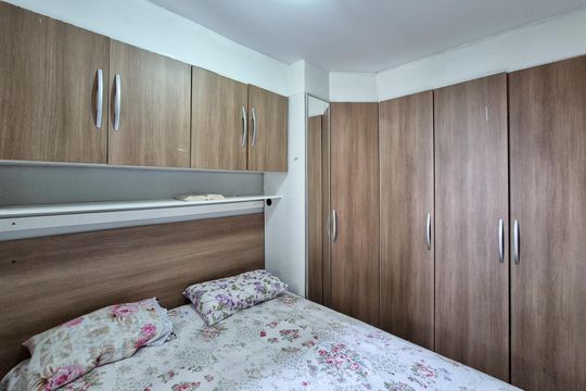 Quarto 2 de apartamento à venda com 2 quartos, 48m² em Bairro dos Casa, São Bernardo do Campo