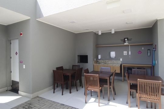 Área comum - Churrasqueira de apartamento à venda com 2 quartos, 39m² em Sarandi, Porto Alegre