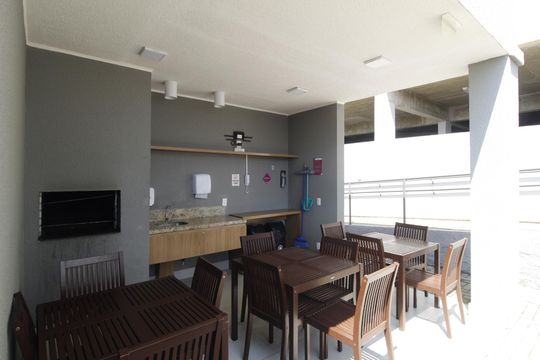 Área comum - Churrasqueira de apartamento à venda com 2 quartos, 39m² em Sarandi, Porto Alegre