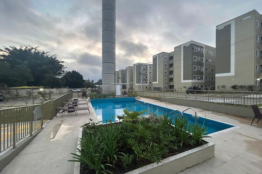 Área comum - Piscina de apartamento para alugar com 2 quartos, 42m² em Rondônia, Novo Hamburgo