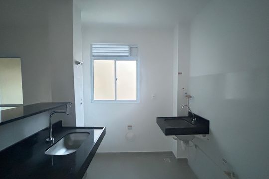 Cozinha de apartamento para alugar com 2 quartos, 42m² em Rondônia, Novo Hamburgo