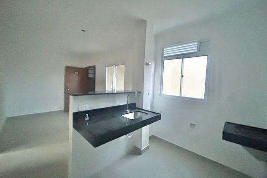 Cozinha de apartamento para alugar com 2 quartos, 42m² em Rondônia, Novo Hamburgo