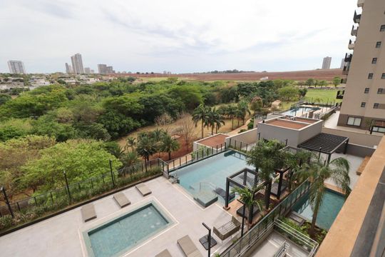 Vista da Sacada da Sala de apartamento para alugar com 4 quartos, 295m² em Bonfim Paulista, Ribeirão Preto