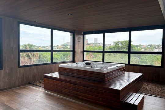Área comum - Piscina de apartamento para alugar com 4 quartos, 295m² em Bonfim Paulista, Ribeirão Preto