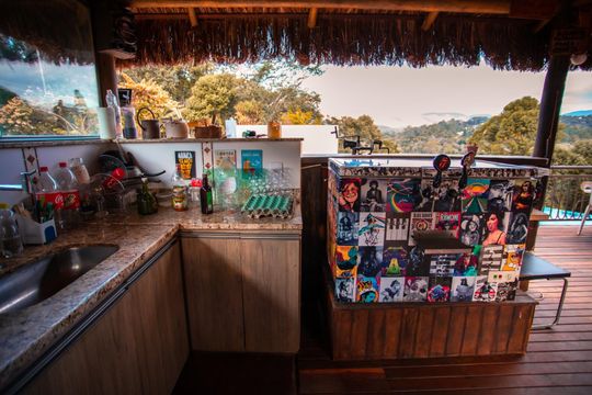 Espaço Gourmet de casa à venda com 5 quartos, 500m² em Parque do Engenho, Nova Lima