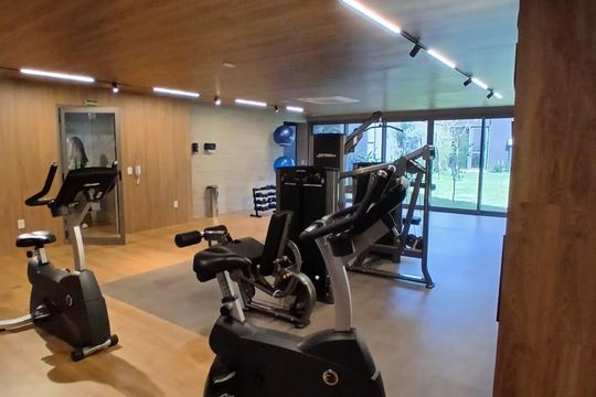 Área comum de kitnet/studio à venda com 1 quarto, 23m² em Brooklin, São Paulo