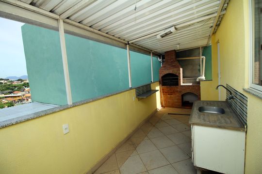 Terraço - Churrasqueira de casa à venda com 5 quartos, 150m² em Brás de Pina, Rio de Janeiro
