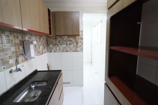 Cozinha de apartamento à venda com 2 quartos, 42m² em São Pedro, Osasco