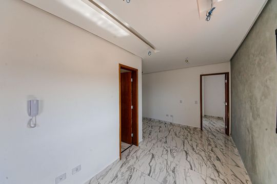 Sala e Cozinha de apartamento para alugar com 1 quarto, 43m² em Jardim Vila Formosa, São Paulo