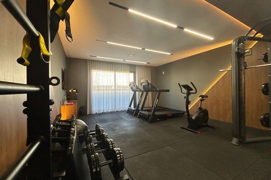 Área comum - Academia de apartamento para alugar com 1 quarto, 63m² em Centro, Florianópolis
