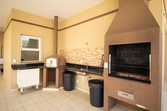 Área comum - Churrasqueira de apartamento para alugar com 2 quartos, 50m² em Vila Odin, Sorocaba