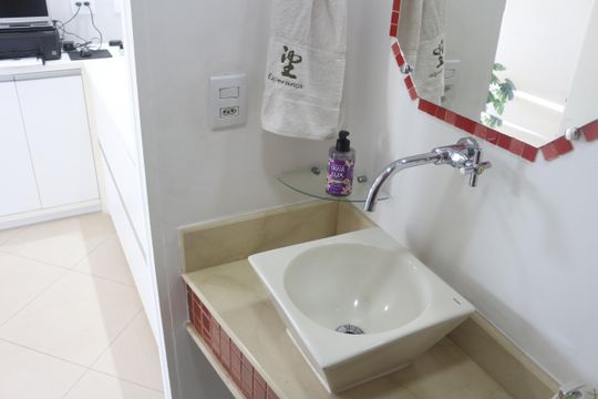 Lavabo de apartamento à venda com 2 quartos, 192m² em Santa Maria, São Caetano do Sul