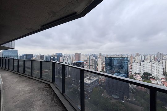 Varanda da Sala de apartamento à venda com 2 quartos, 176m² em Vila Olímpia, São Paulo