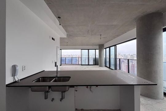 Cozinha de apartamento à venda com 2 quartos, 154m² em Vila Olímpia, São Paulo