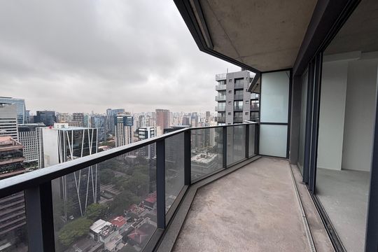 Varanda de apartamento à venda com 1 quarto, 154m² em Vila Olímpia, São Paulo