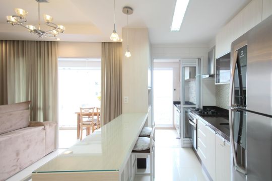 Cozinha de apartamento à venda com 3 quartos, 90m² em Vila Andrade, São Paulo