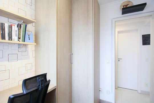 Quarto 2 de apartamento à venda com 3 quartos, 90m² em Vila Andrade, São Paulo
