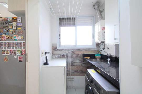 Área de Serviço de apartamento à venda com 3 quartos, 90m² em Vila Andrade, São Paulo