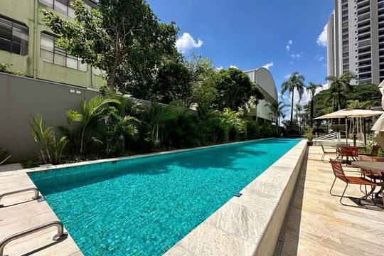 Area Comum - Piscina de kitnet/studio para alugar com 1 quarto, 39m² em Vila Camargos, Guarulhos