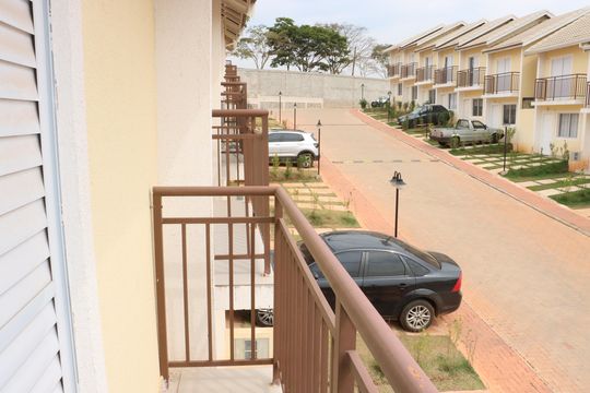 Varanda do Quarto 1 de casa de condomínio para alugar com 2 quartos, 80m² em Chácara Ondas Verdes, Cotia