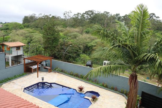 Vista da Varanda de casa de condomínio para alugar com 7 quartos, 570m² em Jardim Passargada I, Cotia