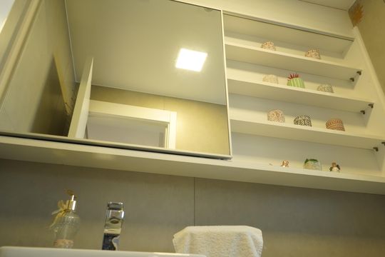 Banheiro da Suíte de apartamento à venda com 2 quartos, 112m² em Tatuapé, São Paulo