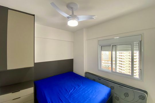Quarto de apartamento para alugar com 1 quarto, 54m² em Vila Caiçara, Praia Grande