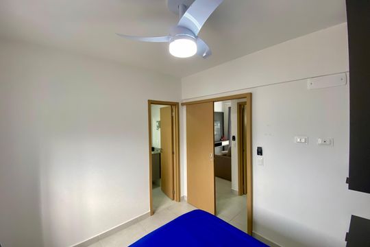 Quarto de apartamento para alugar com 1 quarto, 54m² em Vila Caiçara, Praia Grande