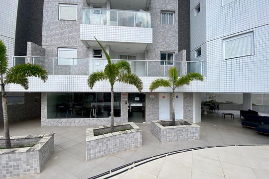 Área comum de apartamento para alugar com 1 quarto, 54m² em Vila Caiçara, Praia Grande