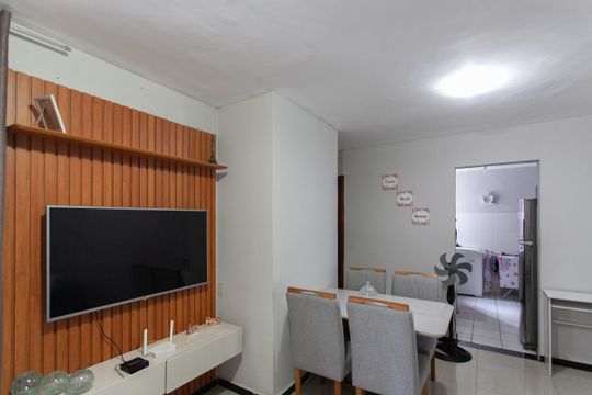 Sala de apartamento à venda com 2 quartos, 55m² em Frei Leopoldo, Belo Horizonte