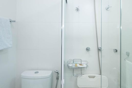 Banheiro da Suíte de apartamento à venda com 3 quartos, 75m² em Campo Belo, São Paulo