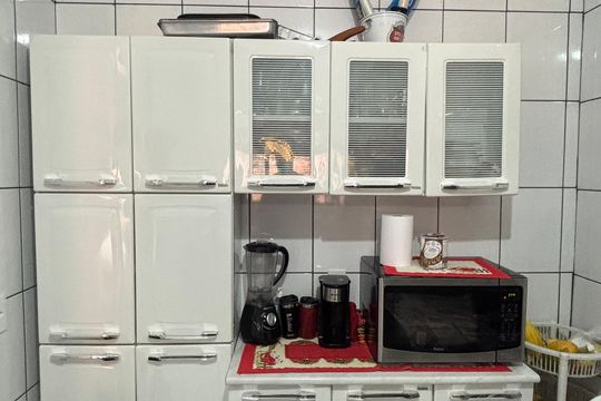 Cozinha de casa à venda com 3 quartos, 100m² em Parque Erasmo Assunção, Santo André