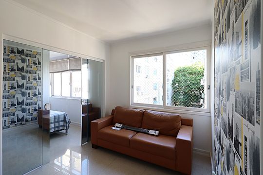 Sala de Estar de apartamento à venda com 4 quartos, 196m² em Moinhos de Vento, Porto Alegre