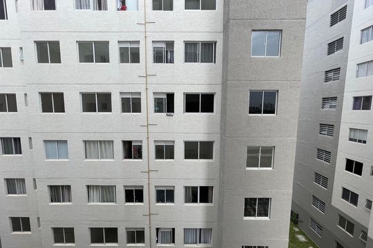 Vista da Sala de apartamento para alugar com 2 quartos, 40m² em Jardim Gilda Maria, São Paulo
