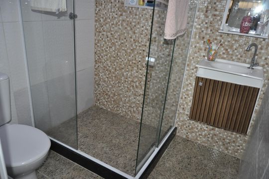 Banheiro de Serviço de apartamento à venda com 3 quartos, 80m² em Engenho Novo, Rio de Janeiro