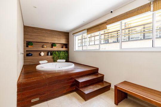 Área comum de apartamento à venda com 2 quartos, 80m² em Jardim Santo Amaro, São Paulo