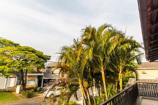 Vista da Varanda da Suíte 3 de casa de condomínio à venda com 3 quartos, 450m² em Alphaville, Santana de Parnaíba