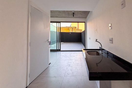 Cozinha de kitnet/studio à venda com 1 quarto, 25m² em Vila Mariana, São Paulo